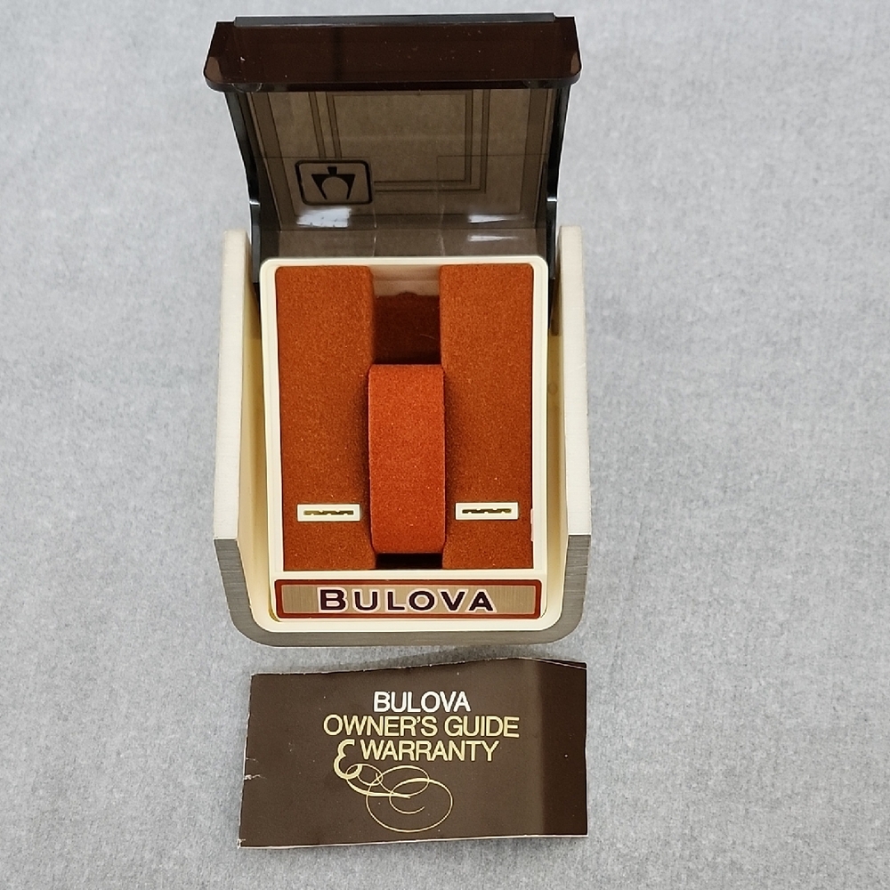 Vintage Bulova Watch Presentation Storage Box - Picture 9 of 13